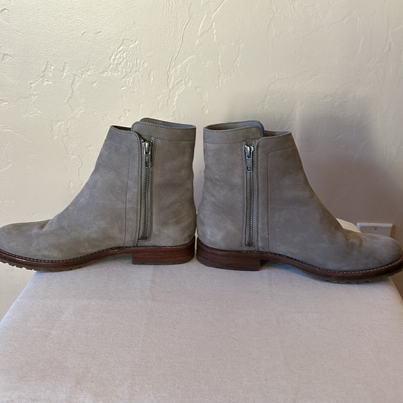 Frye Grey Nubuck Ankle Boots - Picture 10 of 11